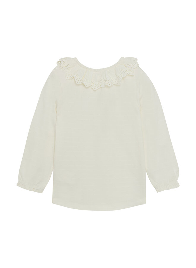 Enfant - T-shirt LS - Egret