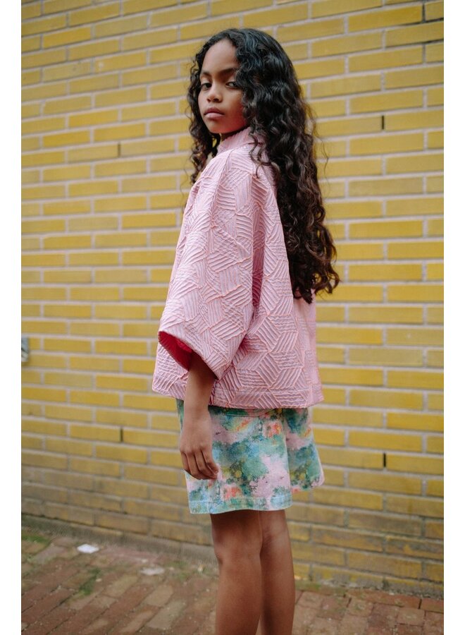 Call me Frankie - Splash denim shorts