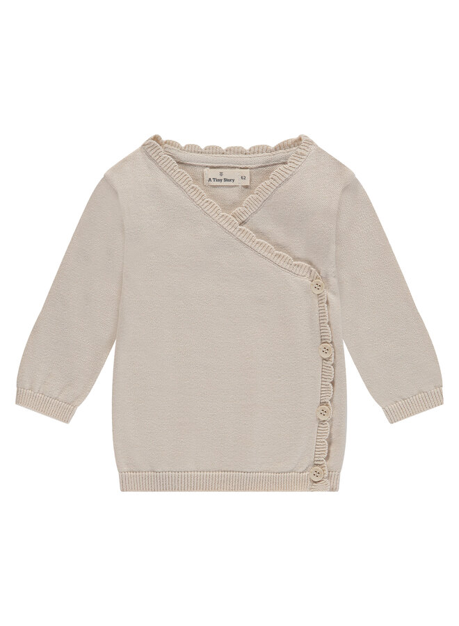 A Tiny Story - Baby t-shirt longsleeve – Pearl
