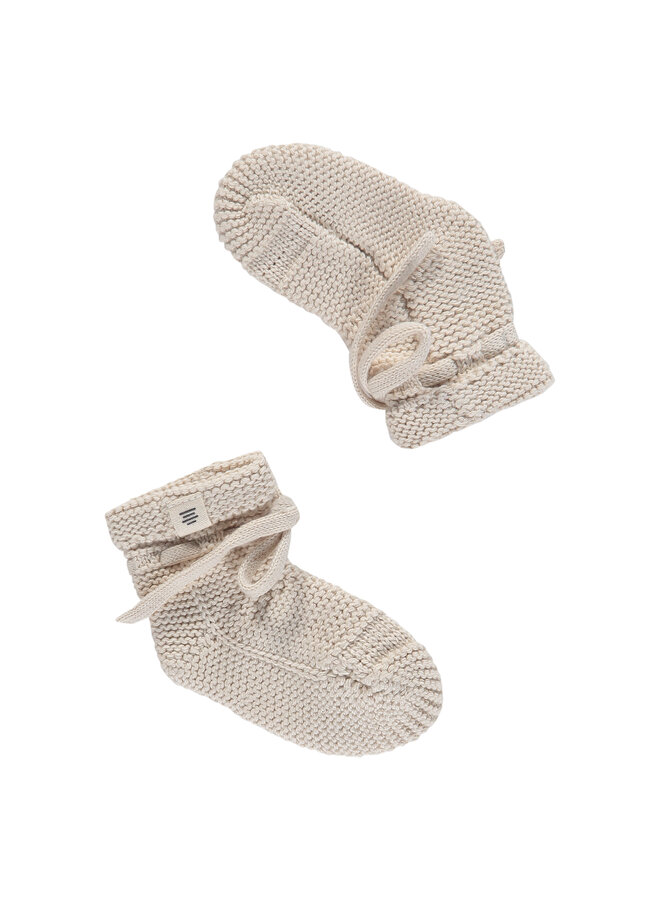 A Tiny Story - Baby slippers – Pearl