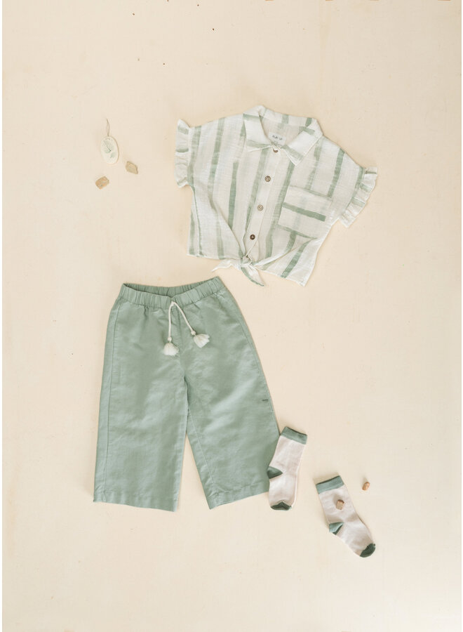 Play Up - KIDS - Printed woven tunic - Grés risca verde