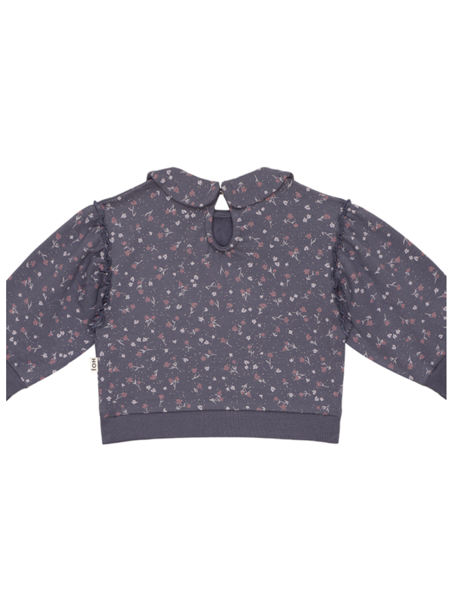 Baby Collar Sweater - Stardust Golden Floral