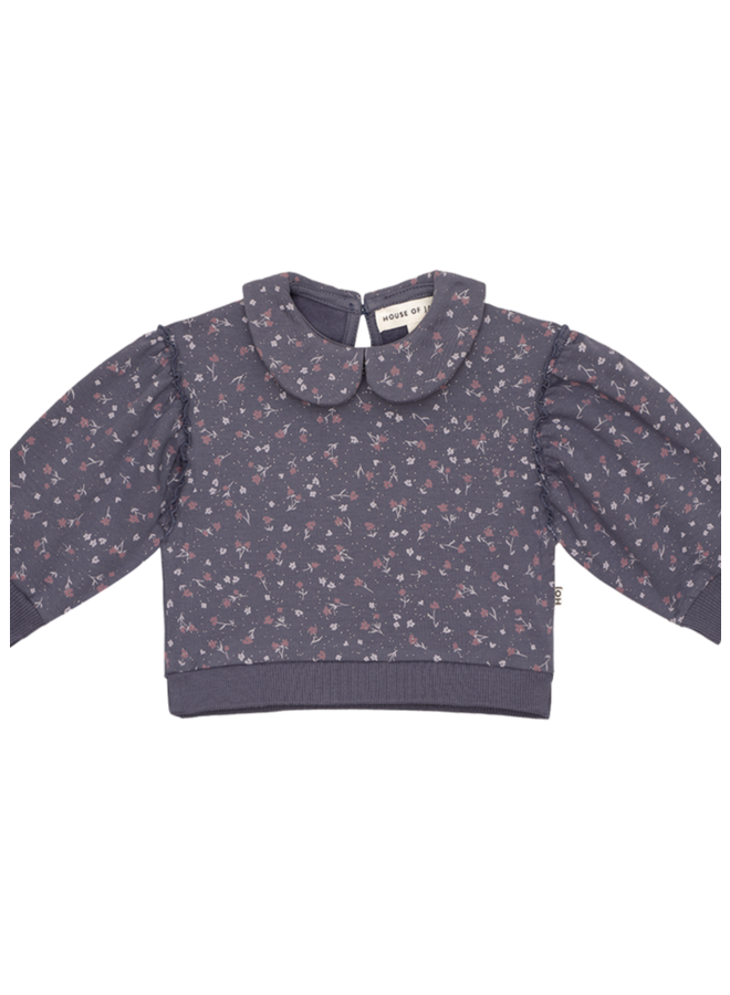 Baby Collar Sweater - Stardust Golden Floral
