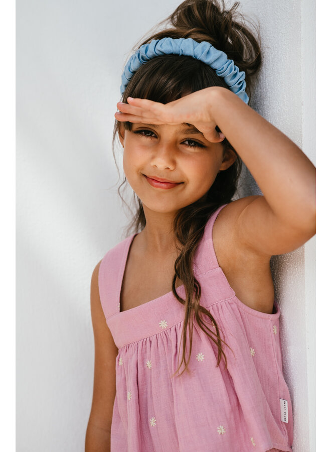 Petit Blush - Summer top embroidery - Lilas