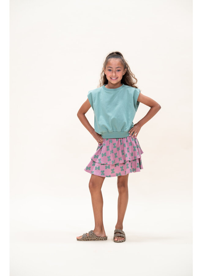 Petit Blush - Shoulder top - Iceberg green