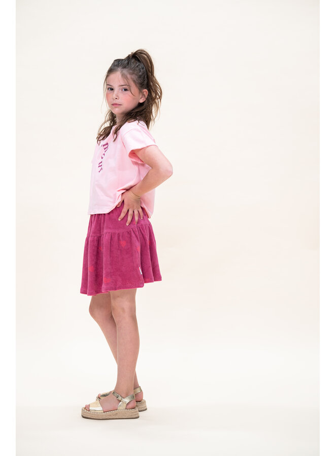 Petit Blush - T-shirt amour - Crystal rose
