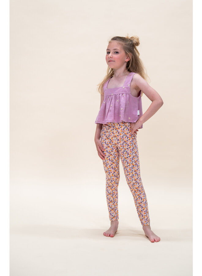 Petit Blush - Lola legging - Mini ditsy AOP