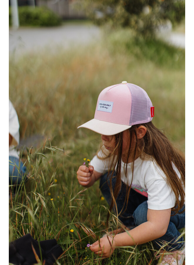 Hello Hossy - Trucker cap - Mini powder pink