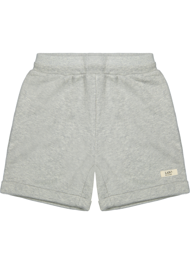 Labo de Colores - Cayo sweatpants short - Grey melee light