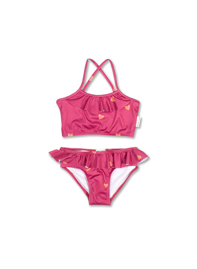 Petit Blush - Ruffle bikini – Love AOP
