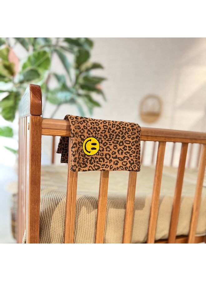 Petit towel – Leopard – Keep on smilin