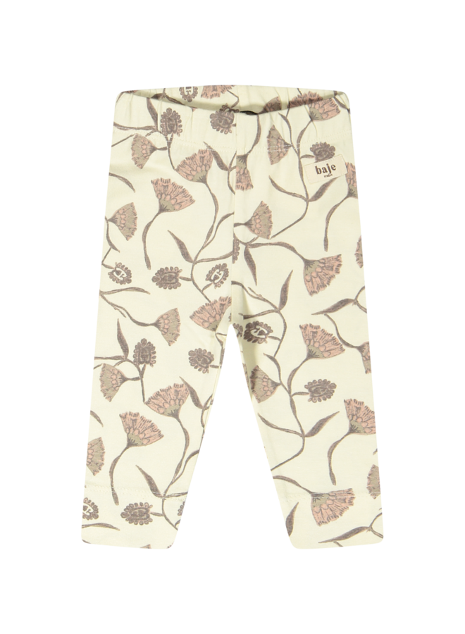 Baje Studio - Mei legging - Creme oat AOP