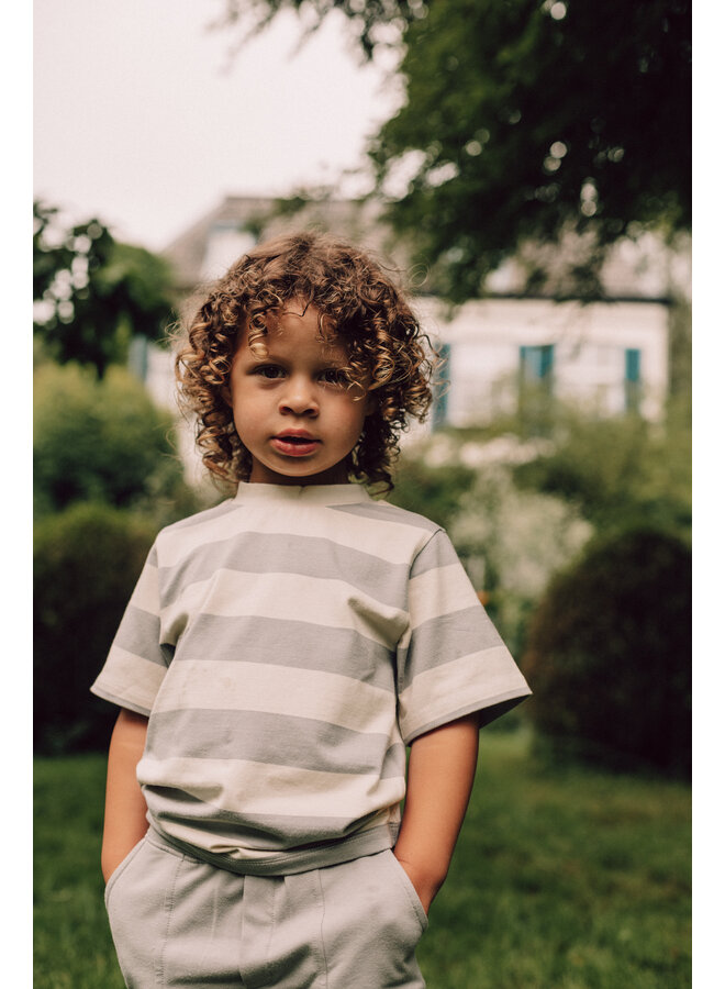 Baje Studio - Covas shortsleeve - Vanilla stripe