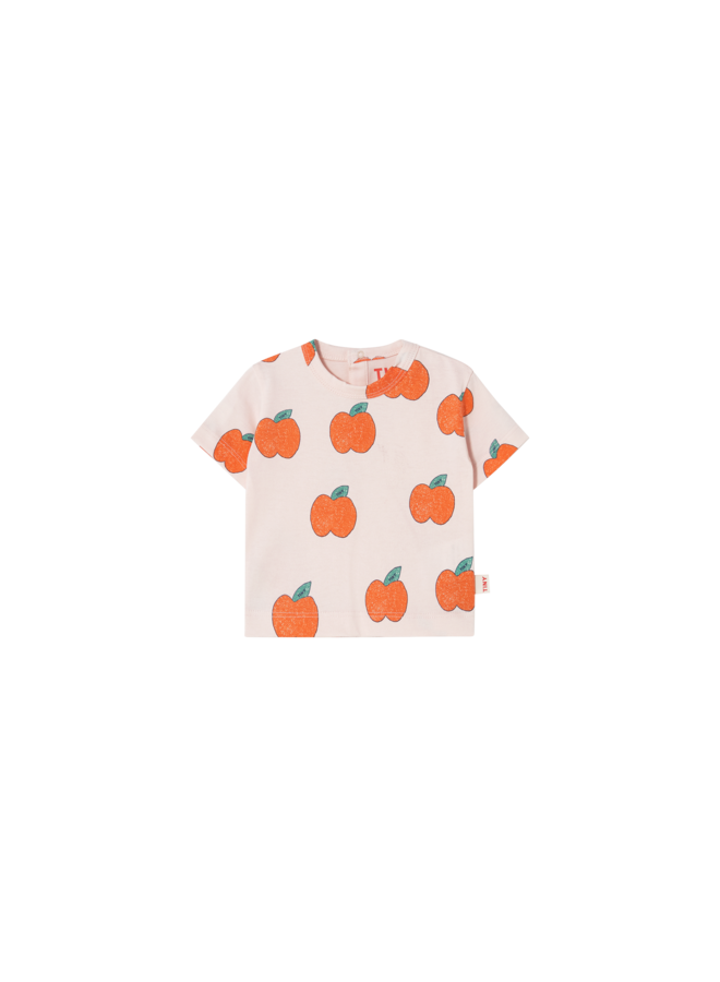 Tiny Cottons - Apples baby tee – Pastel pink