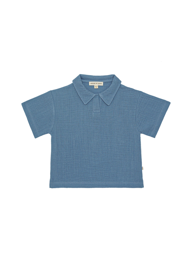 House of Jamie - Oversized polo - Indigo