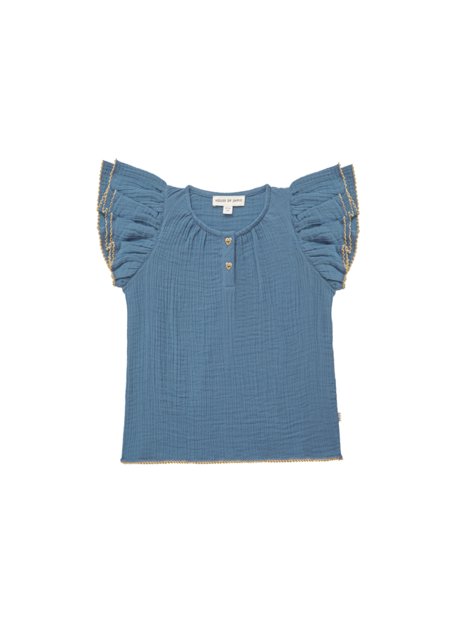 House of Jamie - Butterfly top - Indigo