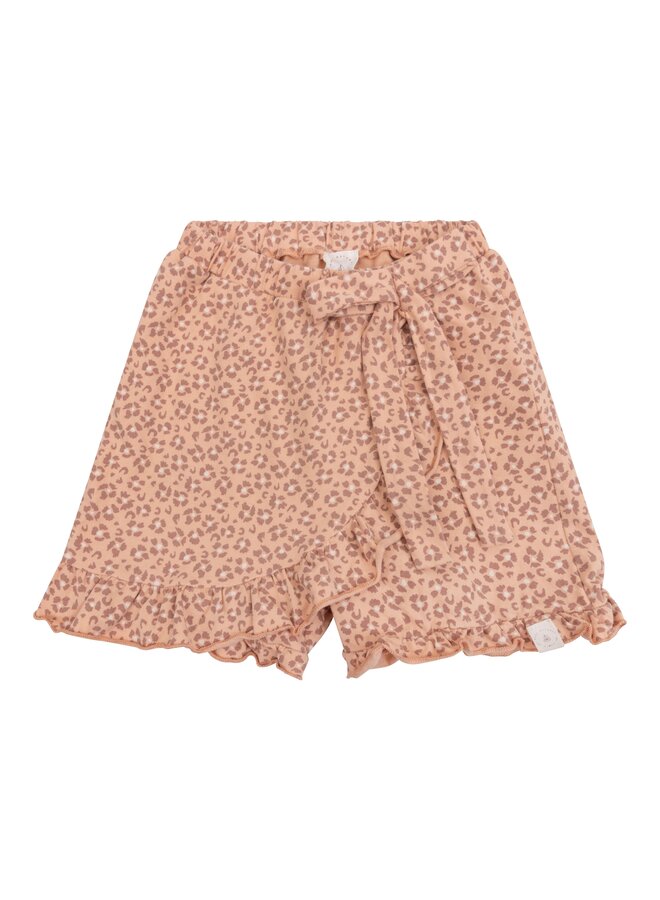 Navy Natural - Faye skirt - Leopard flower