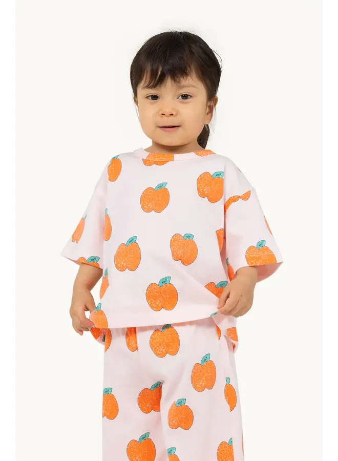 Tiny Cottons - Apples baby tee – Pastel pink