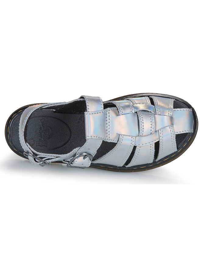 Dr. Martens - Caarys sandals – Silver metallic