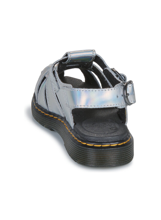 Dr. Martens - Caarys sandals – Silver metallic