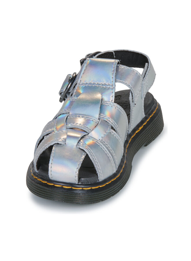 Dr. Martens - Caarys sandals – Silver metallic