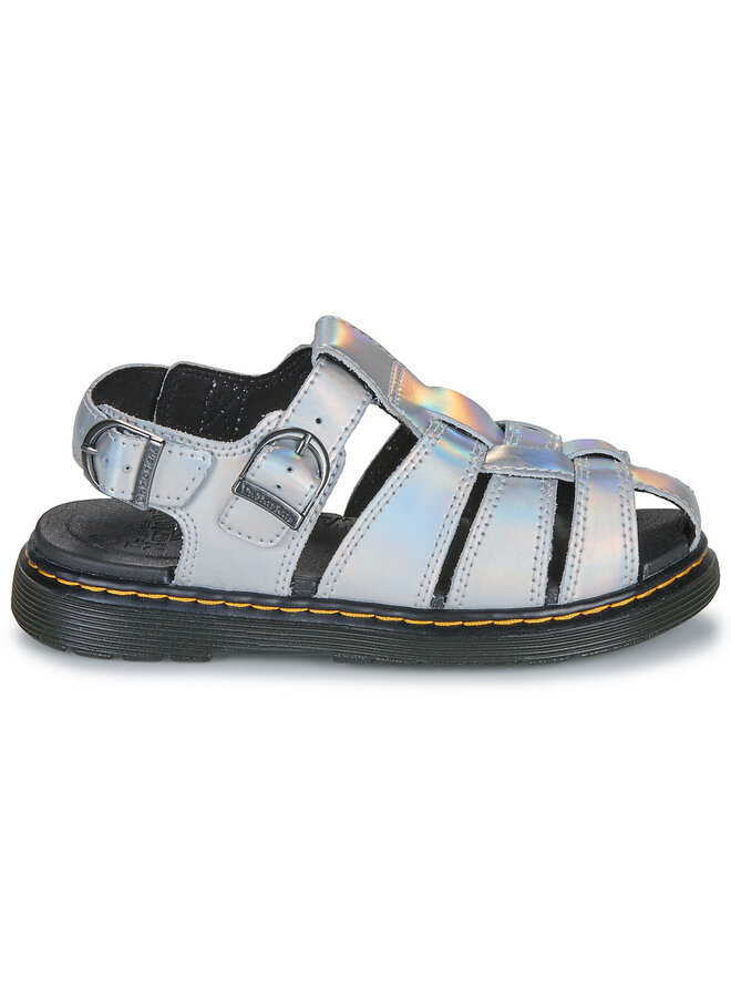 Dr. Martens - Caarys sandals – Silver metallic