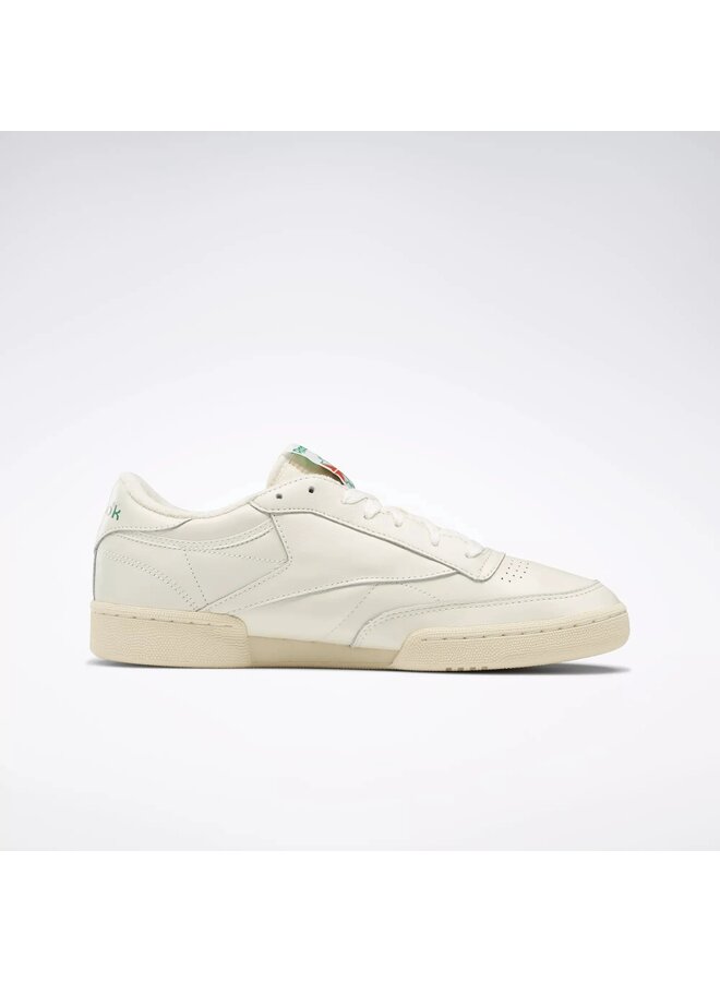 Reebok - Club C 85 vintage top – Chalk/Paperwhite/Glen green