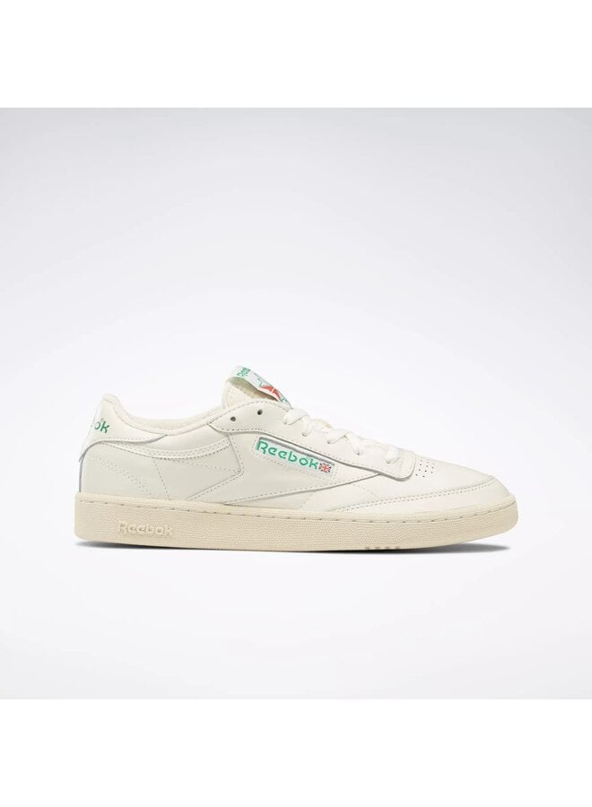 Reebok - Club C 85 vintage top – Chalk/Paperwhite/Glen green
