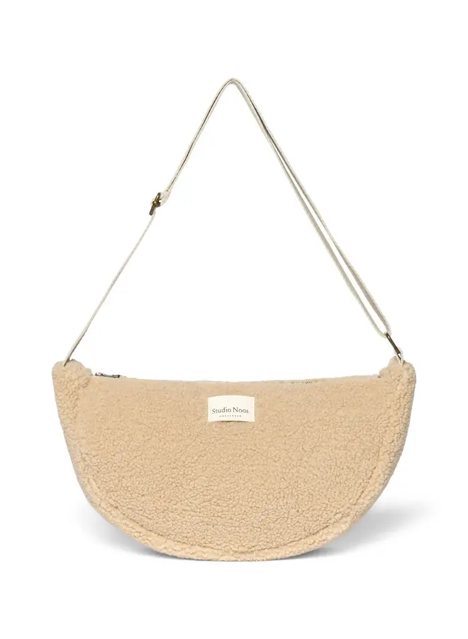 Ecru teddy adult fanny pack