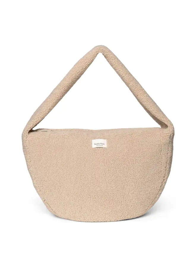 Studio Noos - Ecru teddy cross body bag