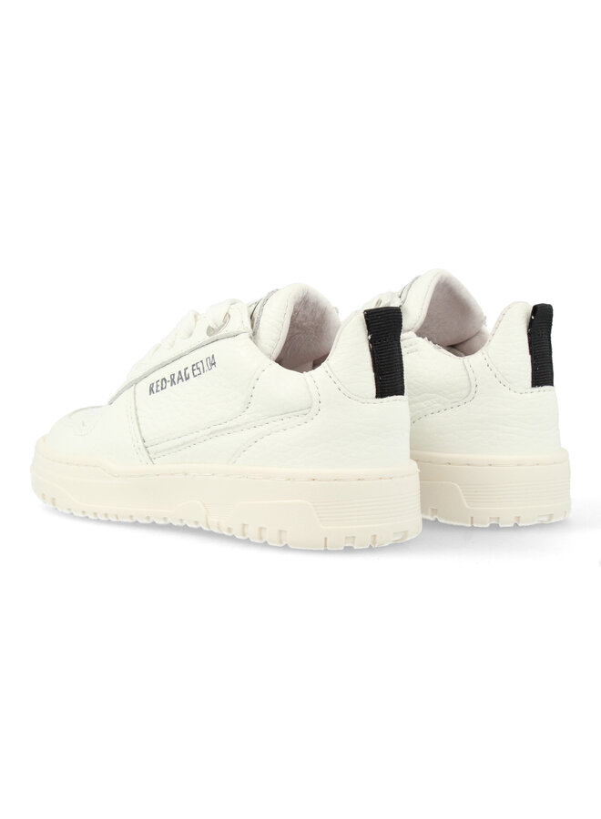 Red Rag - Boys low cut sneaker laces - White