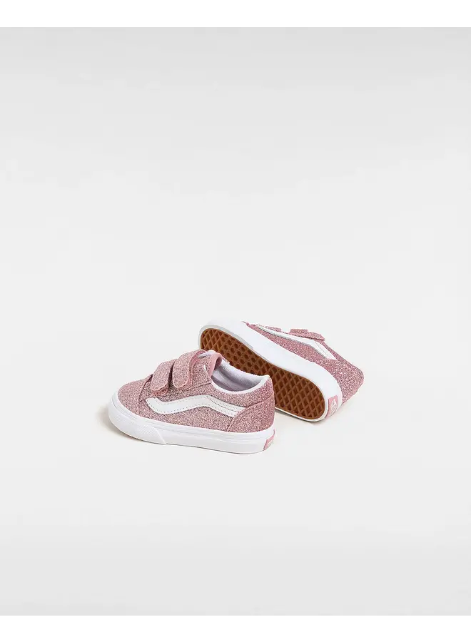 Vans - Old Skool V glitter - Rose gold