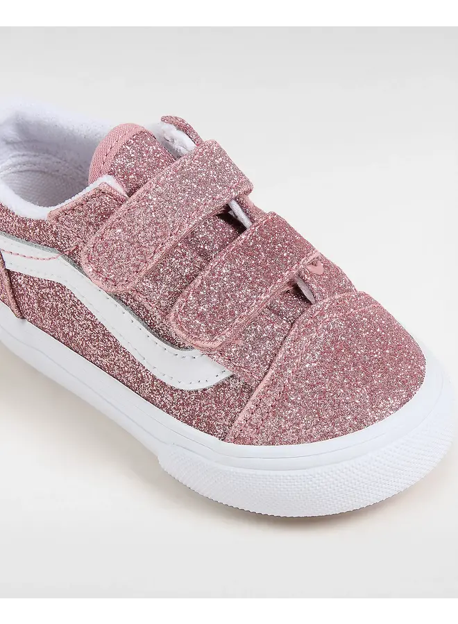 Vans - Old Skool V glitter - Rose gold