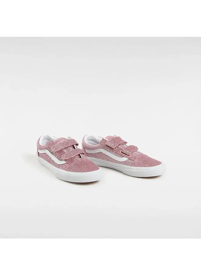 Vans - Old Skool V glitter - Rose gold