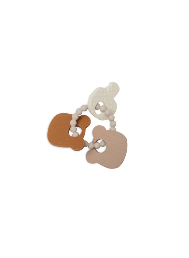 Jollein - Siliconen bijtring - Teddy bear