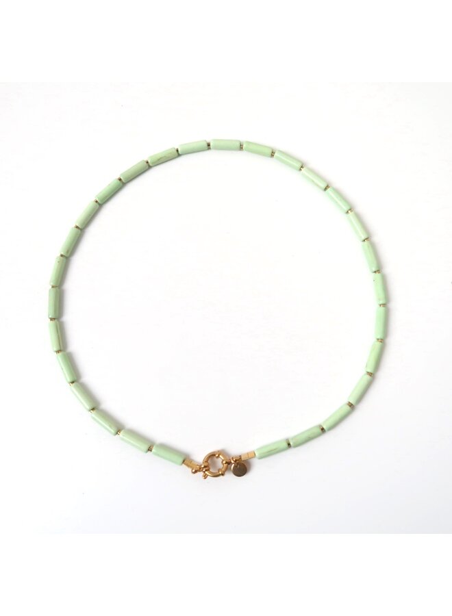 LOVEissue - Necklace tube - Soft green