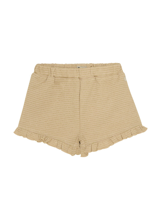 Daily7 - BABY - Shorts glitter striped - Latte sand