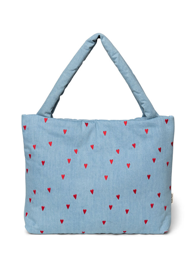 Studio Noos - Denim hearts mom bag