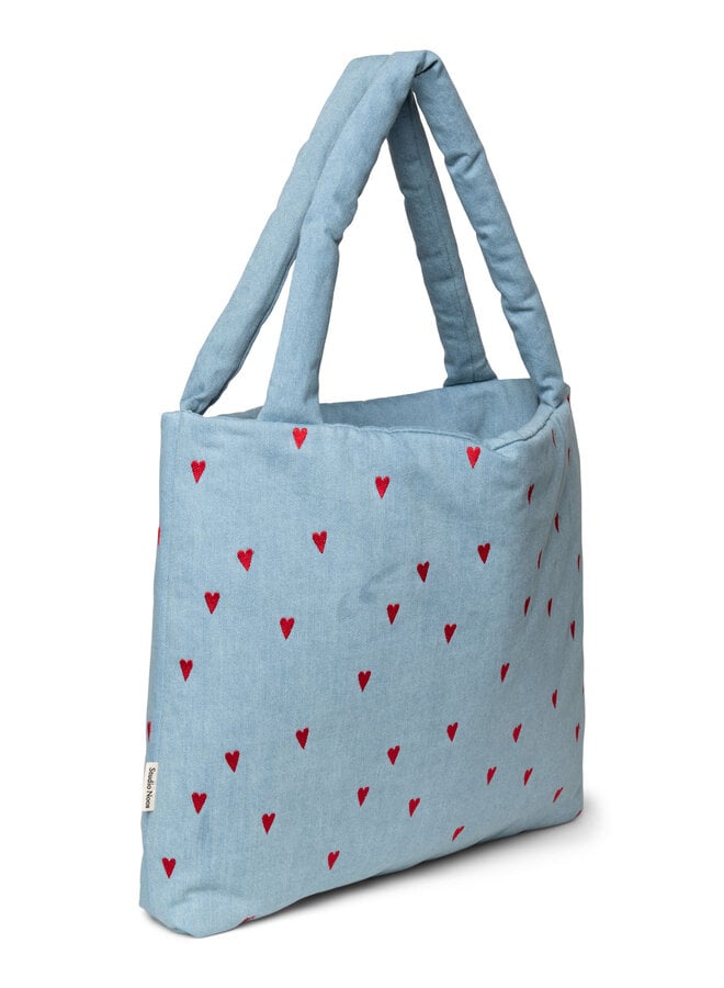 Studio Noos - Denim hearts mom bag