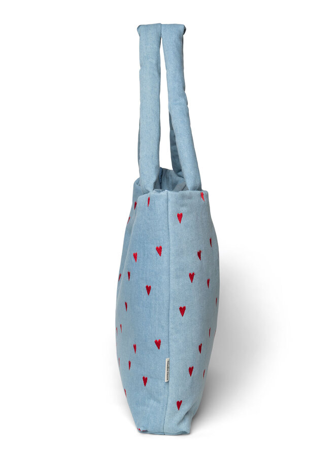Studio Noos - Denim hearts mom bag