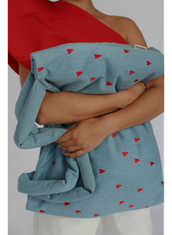 Studio Noos - Denim hearts mom bag