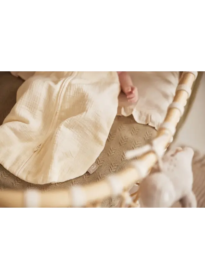 Jollein - Slaapzak newborn hydrofiel 60 cm – Oatmeal