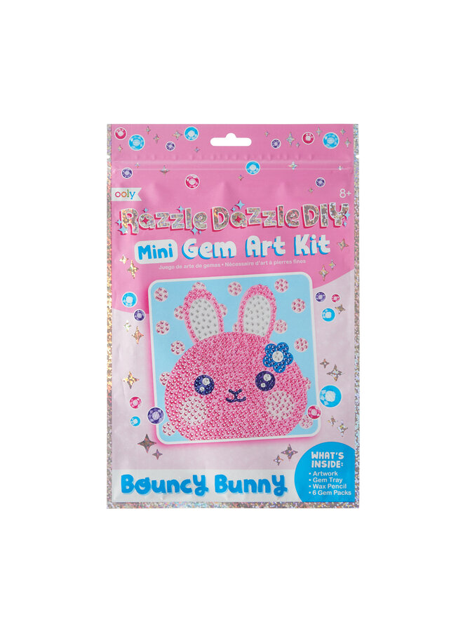 161-086 Razzle Dazzle mini gem art kit - Bouncy bunny