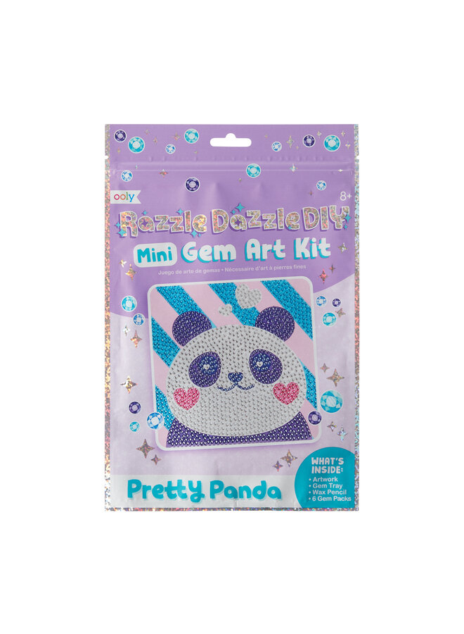 161-085 Razzle Dazzle mini gem art kit - Pretty panda