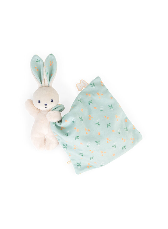 Kaloo - Carre Douceur - Knuffeldoek konijn bosje citrus