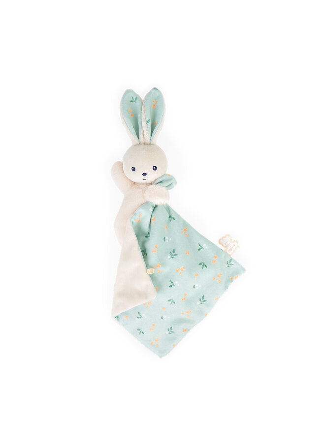 Kaloo - Carre Douceur - Knuffeldoek konijn bosje citrus