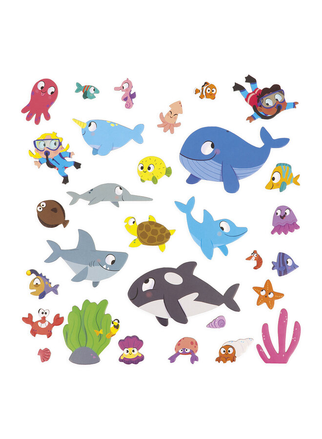 Janod - 5448 Magneti Stories - Zeedieren