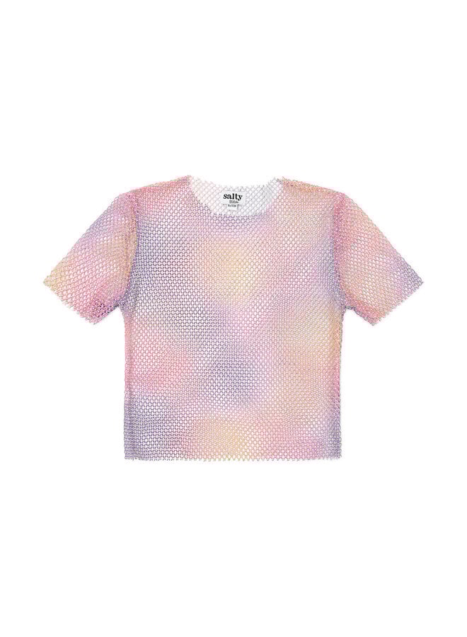 Salty Stitch - Glitter tie dye tee