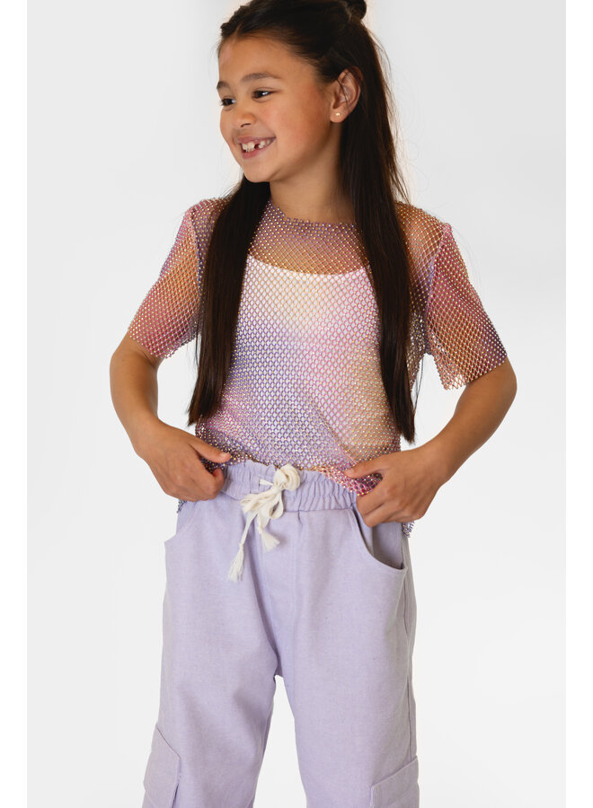 Salty Stitch - Glitter tie dye tee