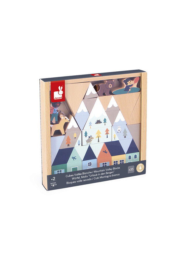Janod - 5947 Crossroads - Blokkenset de bergvallei